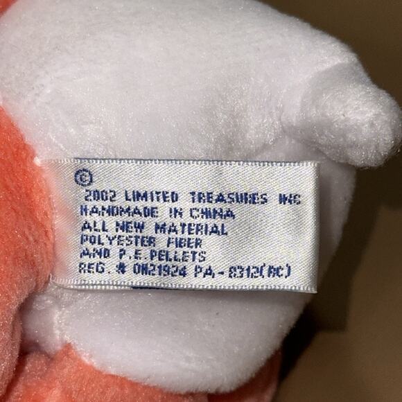 Limited Treasures 1999 quarter on right foot 4th state embroidered coin bear NWT - Picture 8 of 12